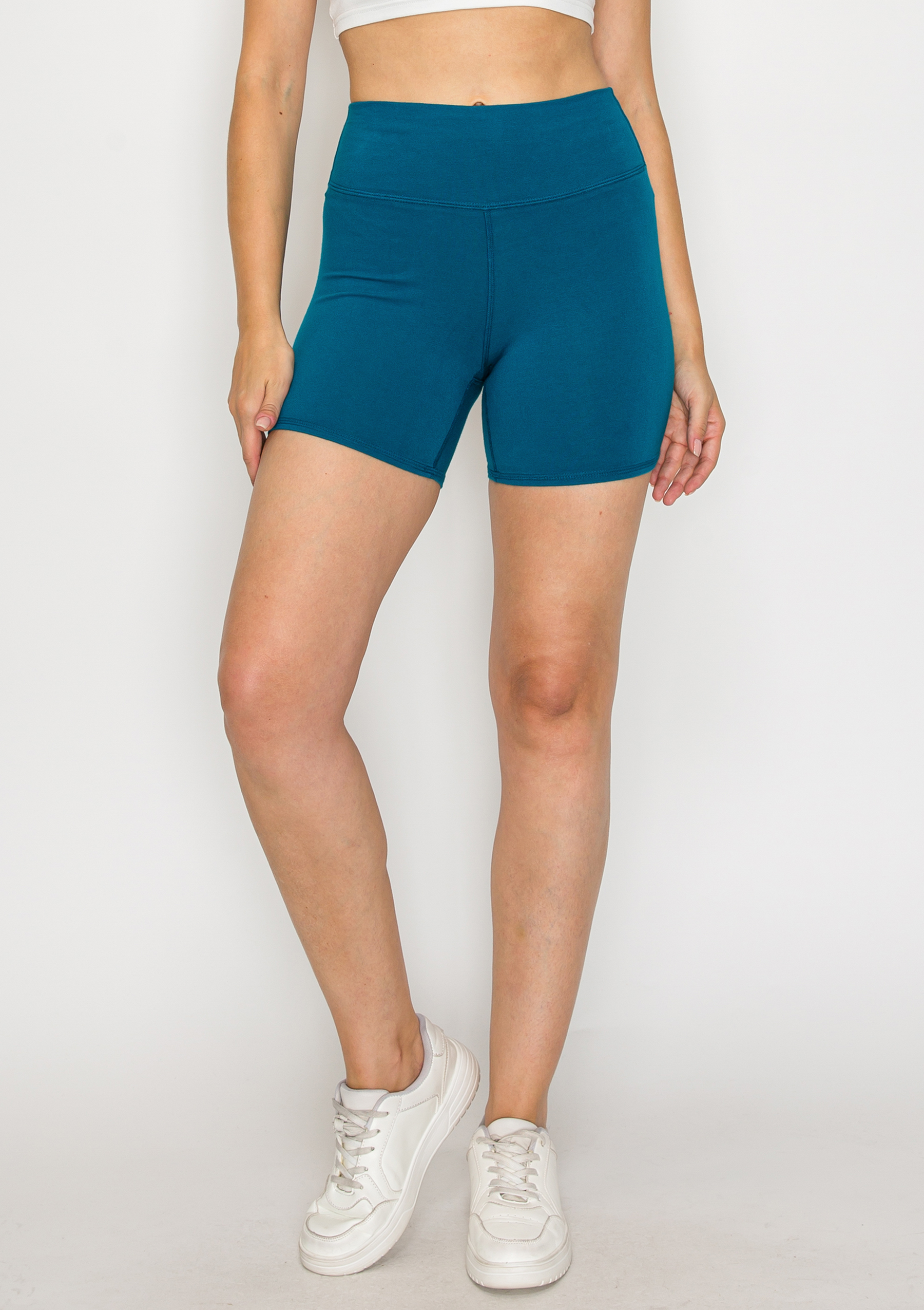 PureFlex Organic Cotton High Waist Shorts