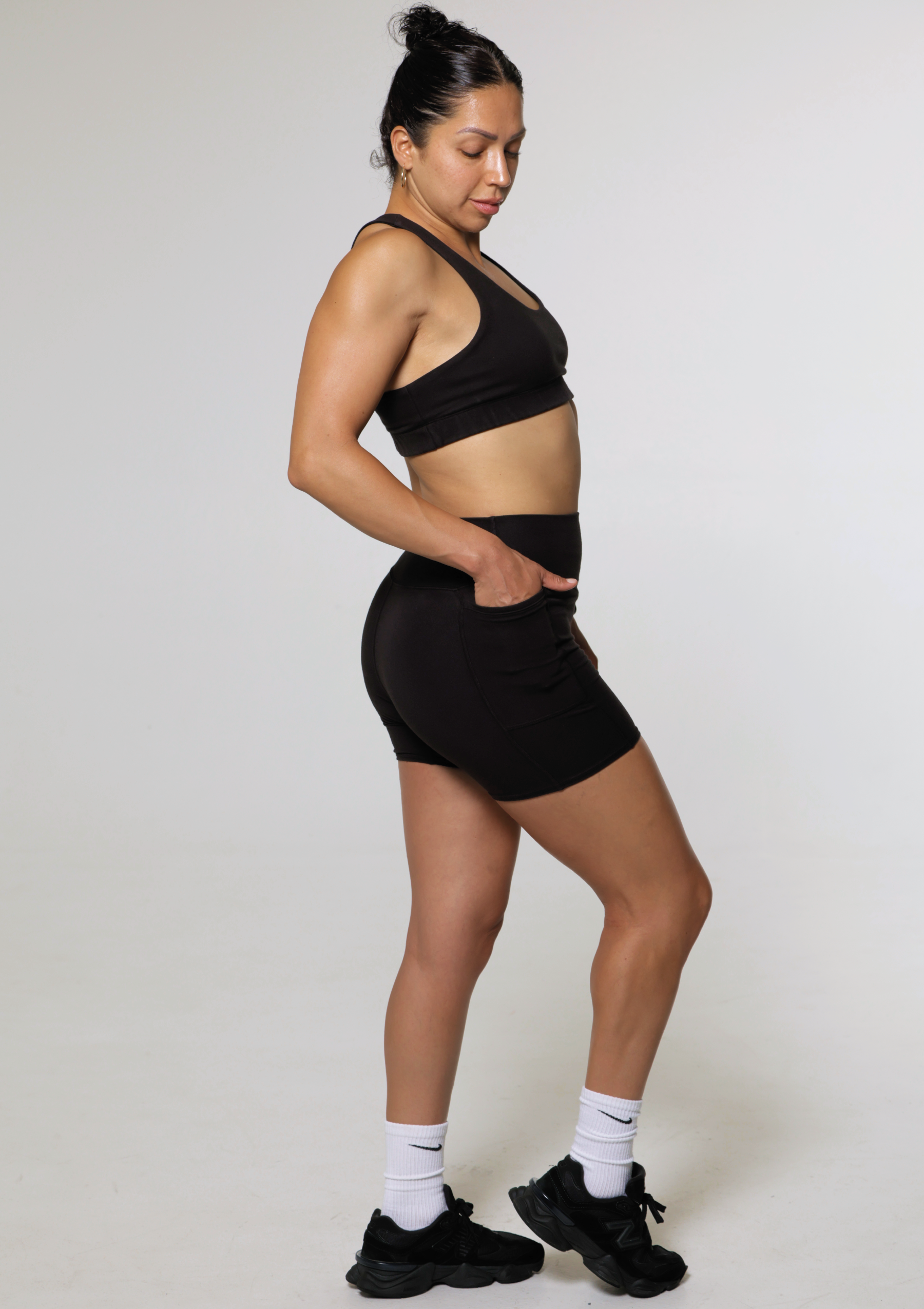 EcoFlex 2.0 Organic Cotton High Waist Pocket Shorts