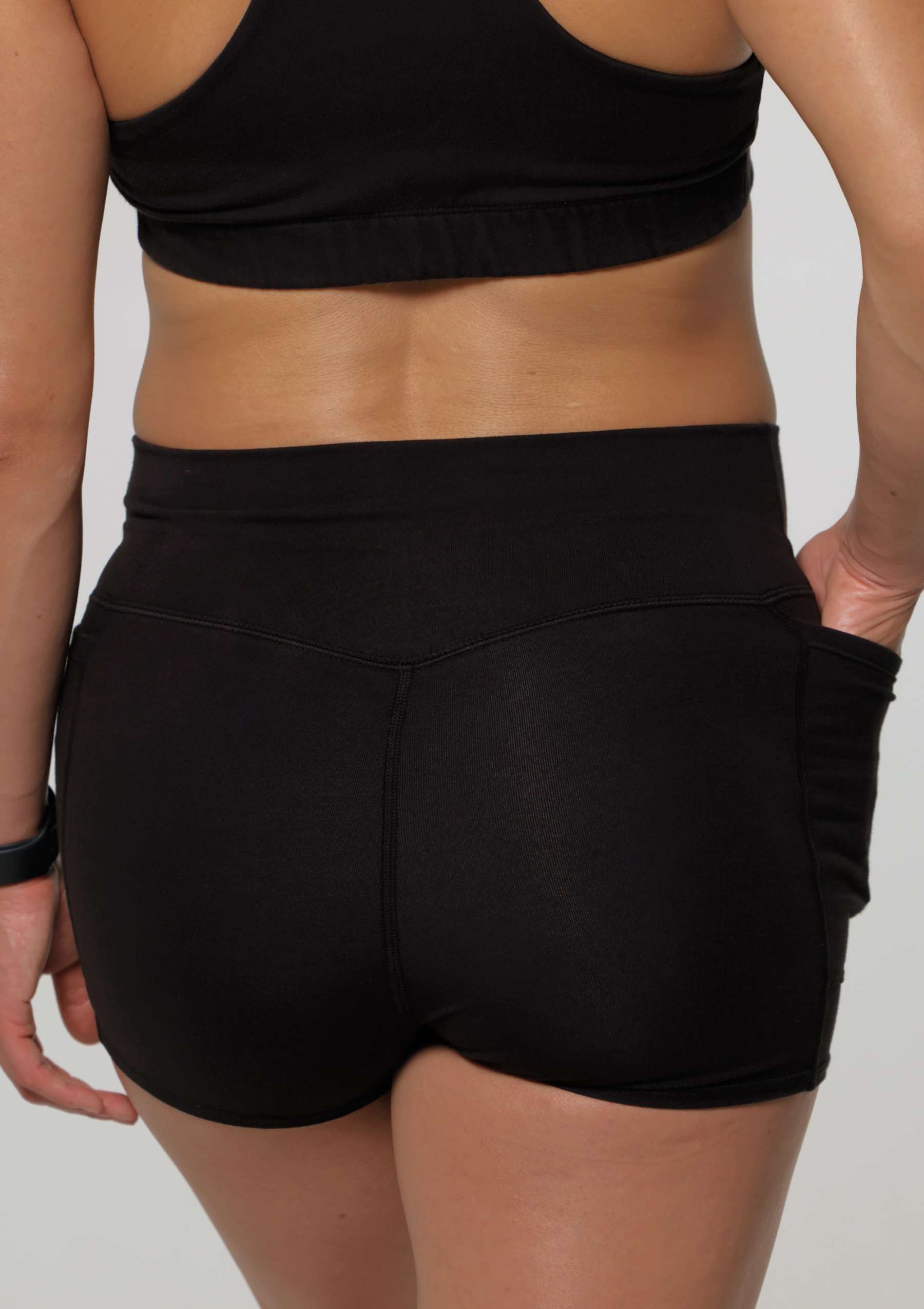 EcoFlex 2.0 Organic Cotton High Waist Pocket Shorts