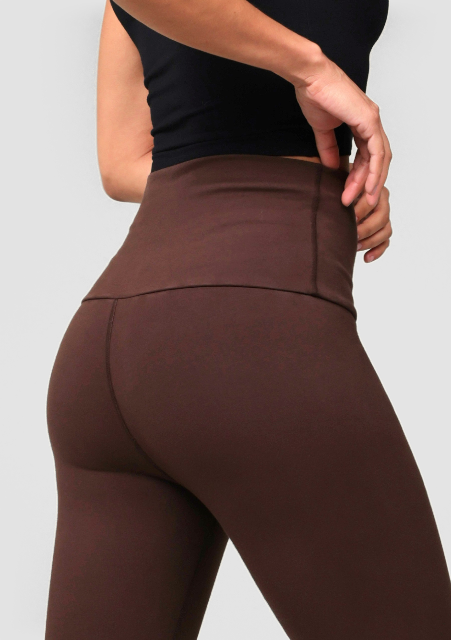 PureFlex Organic Cotton High Waist Leggings - Bracken