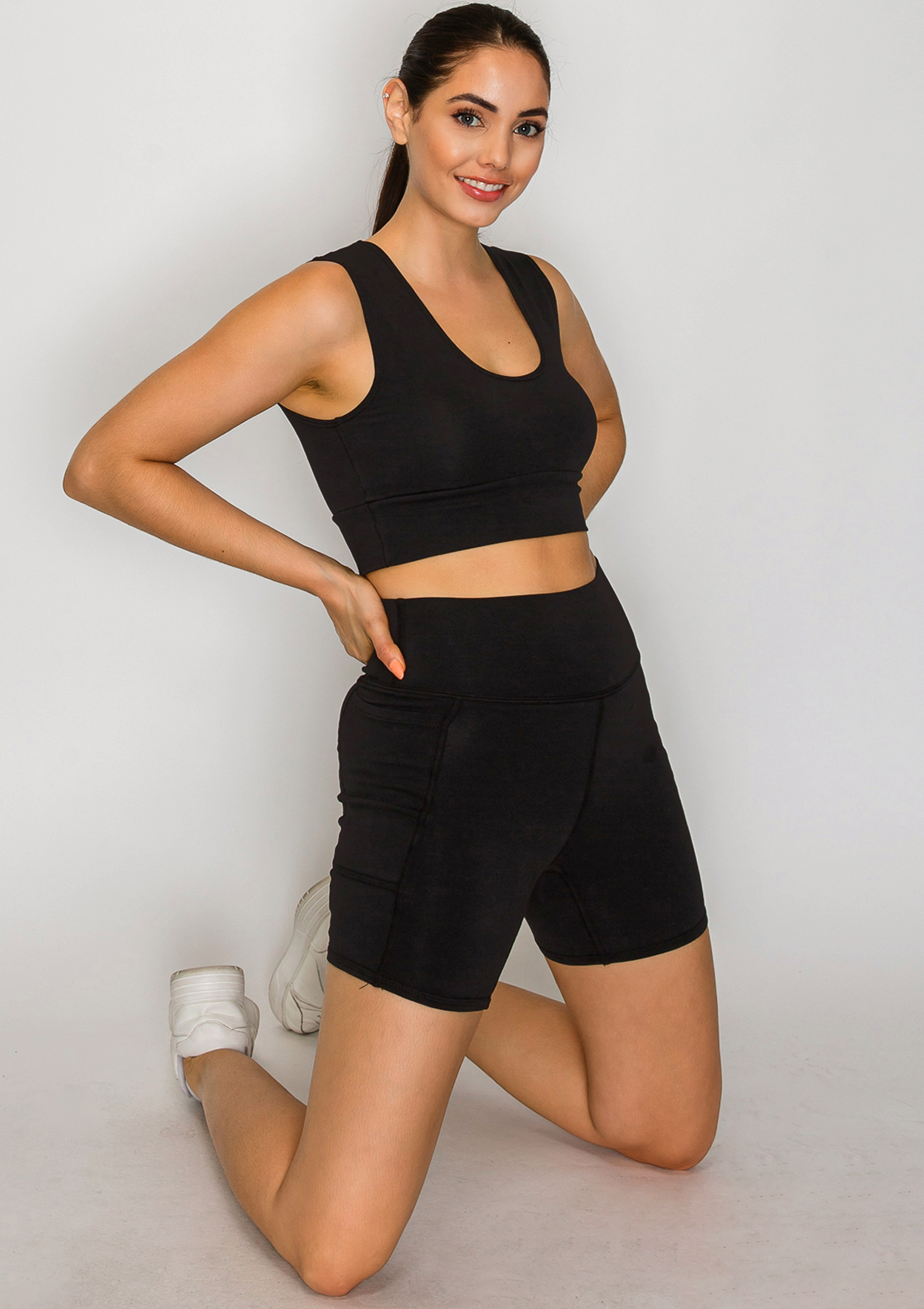 EcoFlex 2.0 Organic Cotton High Waist Pocket Shorts