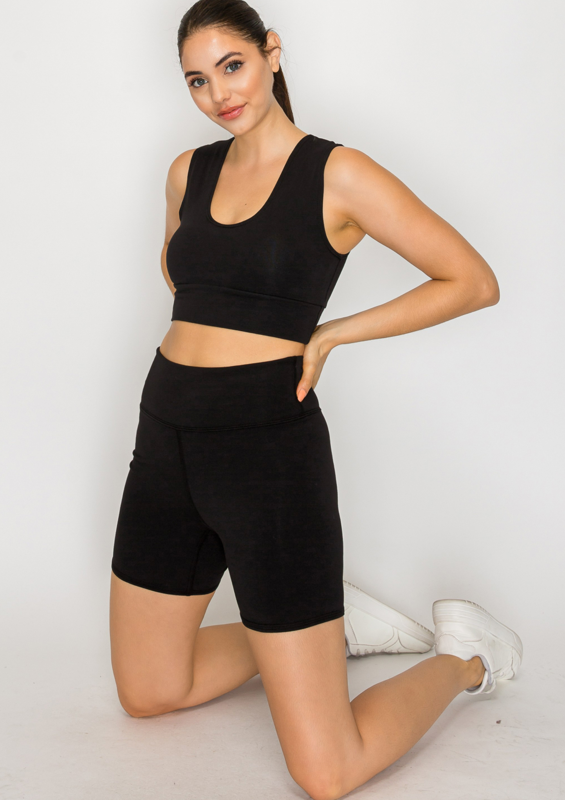 PureFlex Organic Cotton High Waist Shorts