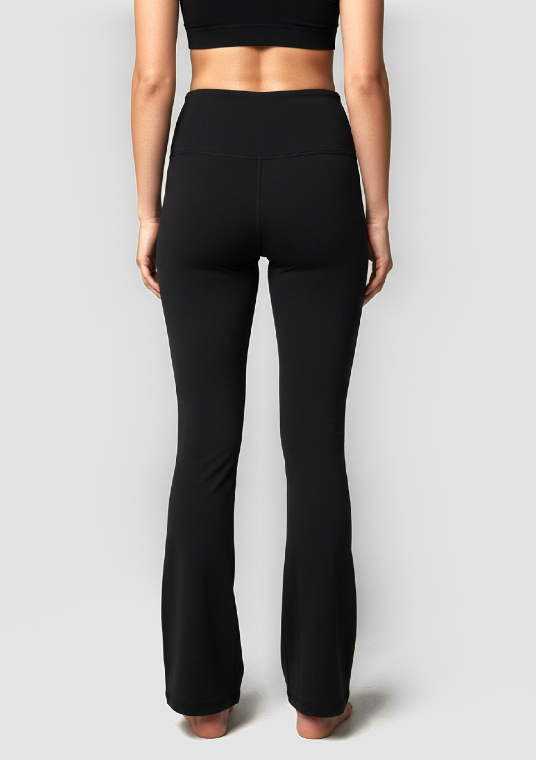 PureFlex Organic Cotton Bootcut Leggings - Black
