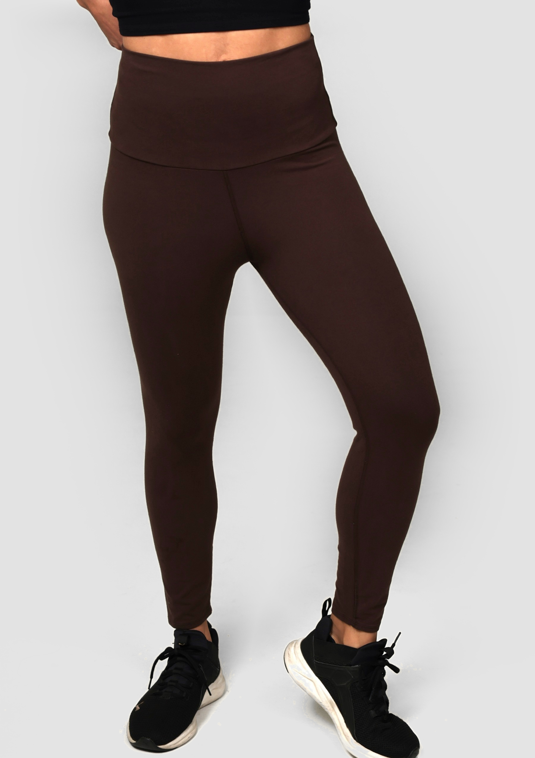 PureFlex Organic Cotton High Waist Pocket Leggings - Bracken