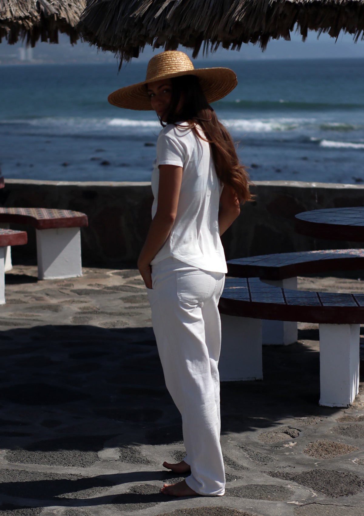 *Women's Organic Cotton Short Sleeve White Tee