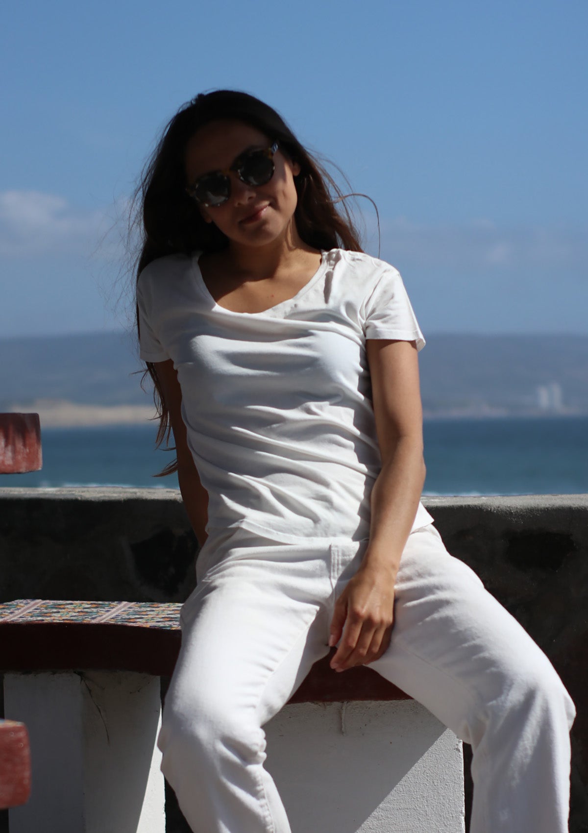 *Women's Organic Cotton Short Sleeve White Tee