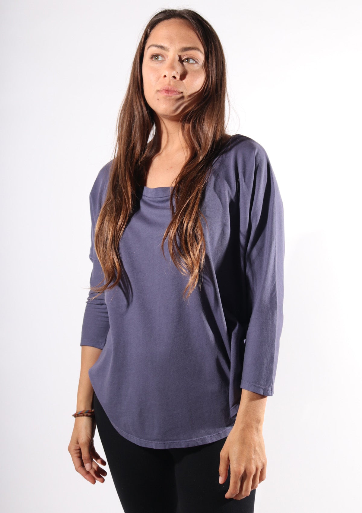 * Organic Cotton 3/4 Mid-Sleeve Shirt