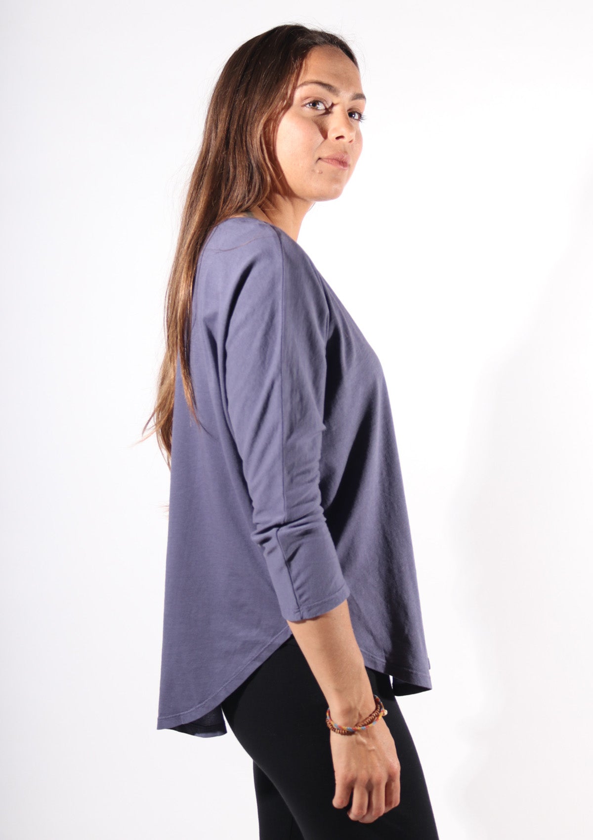 * Organic Cotton 3/4 Mid-Sleeve Shirt