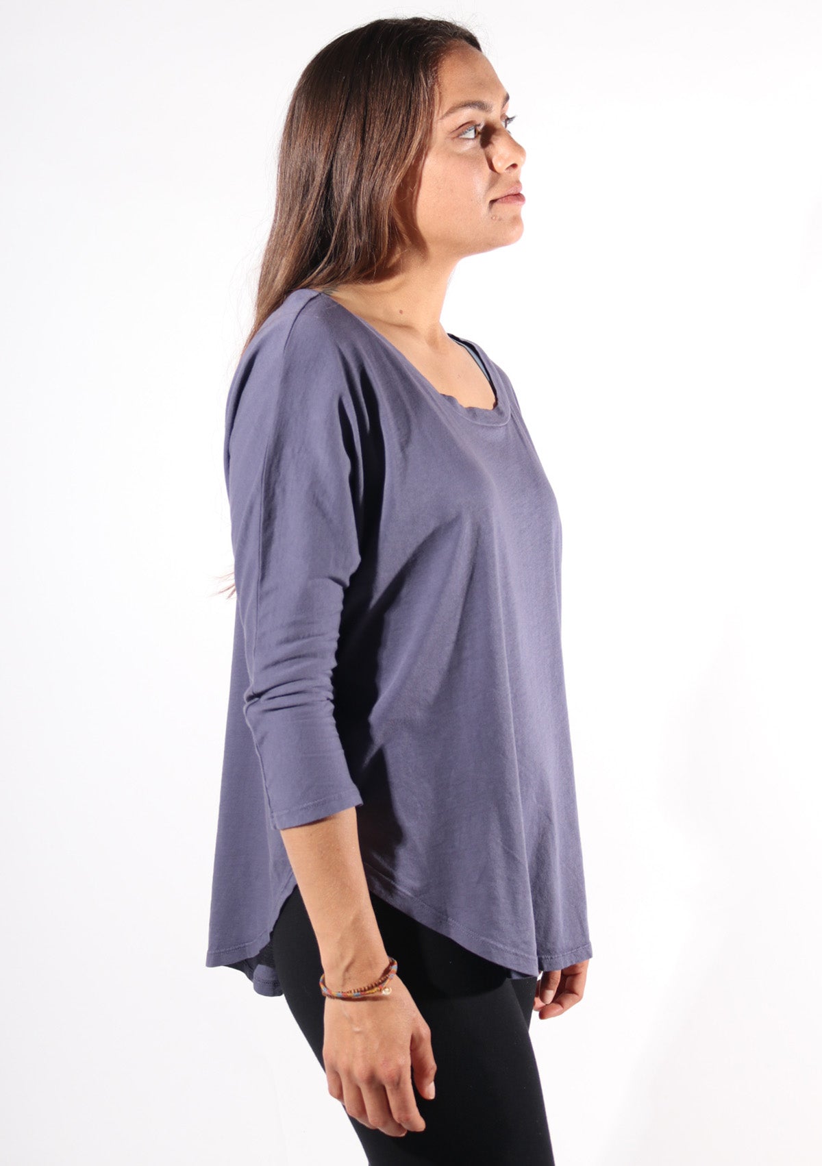 * Organic Cotton 3/4 Mid-Sleeve Shirt