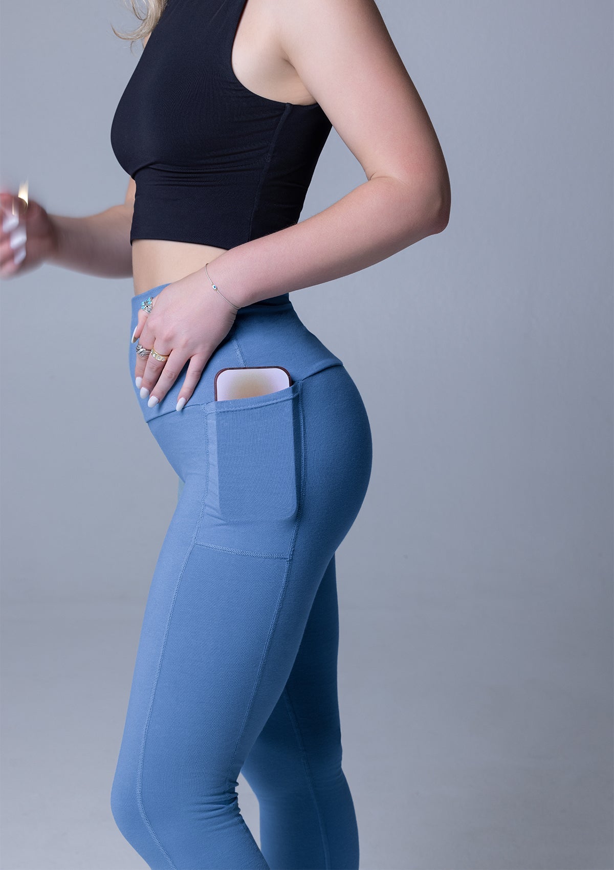 Ecoflex 2.0 Organic Cotton High Waist Pocket Leggings - PURAKAI