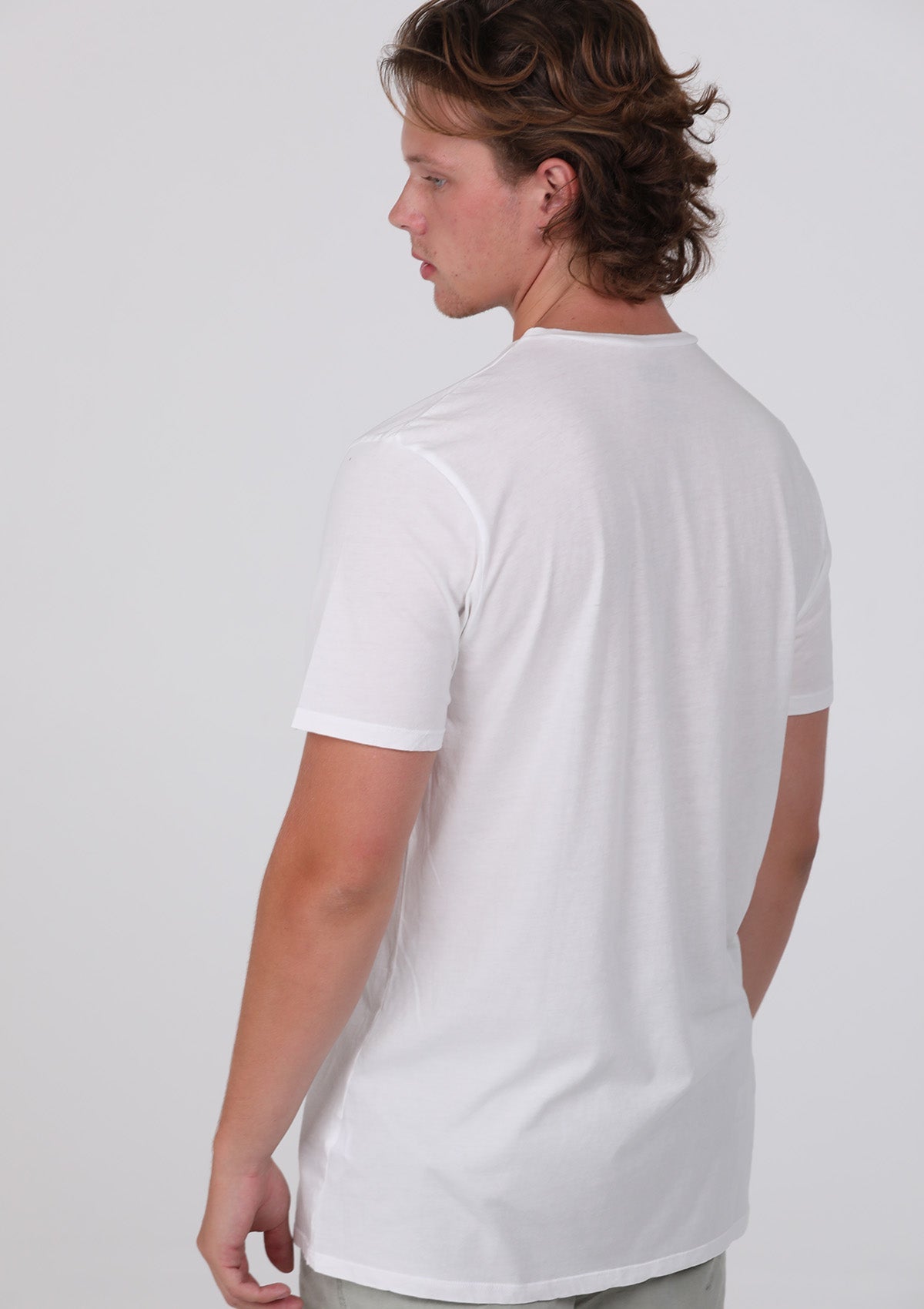 * Men's Tropical Weight Organic Cotton Pocket Crew - PURAKAI
