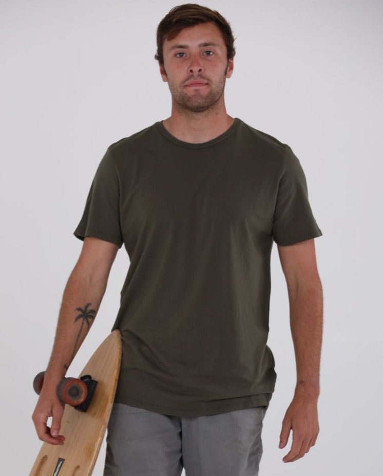 Men's Tropical Weight Short Sleeve Crew - PURAKAI