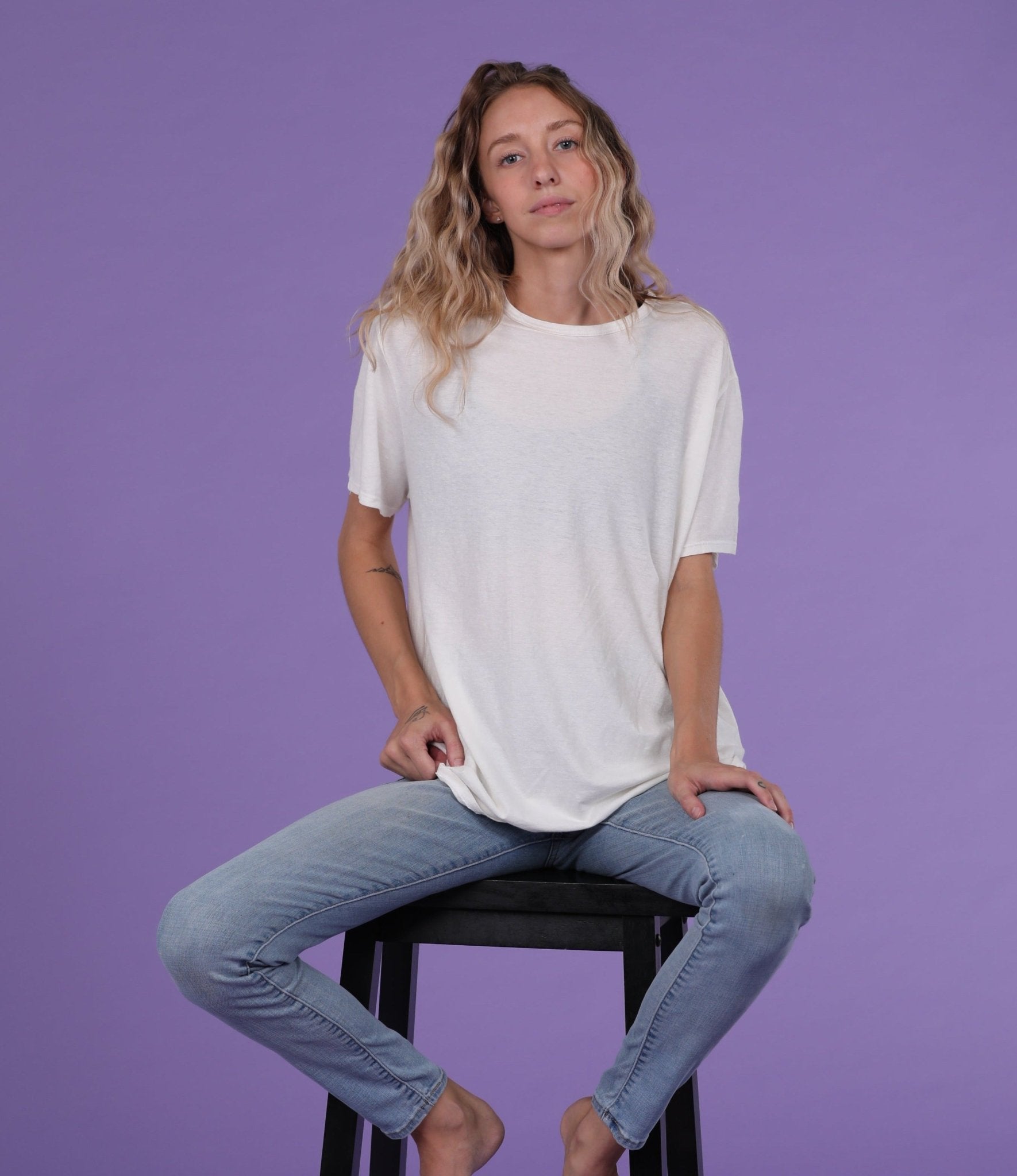 Hemp Blend Relaxed Tee - PURAKAI