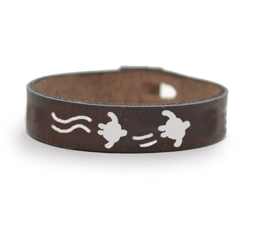 Sea Turtle Leather Bracelet - PURAKAI