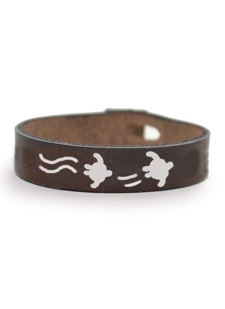 Sea Turtle Leather Bracelet - PURAKAI