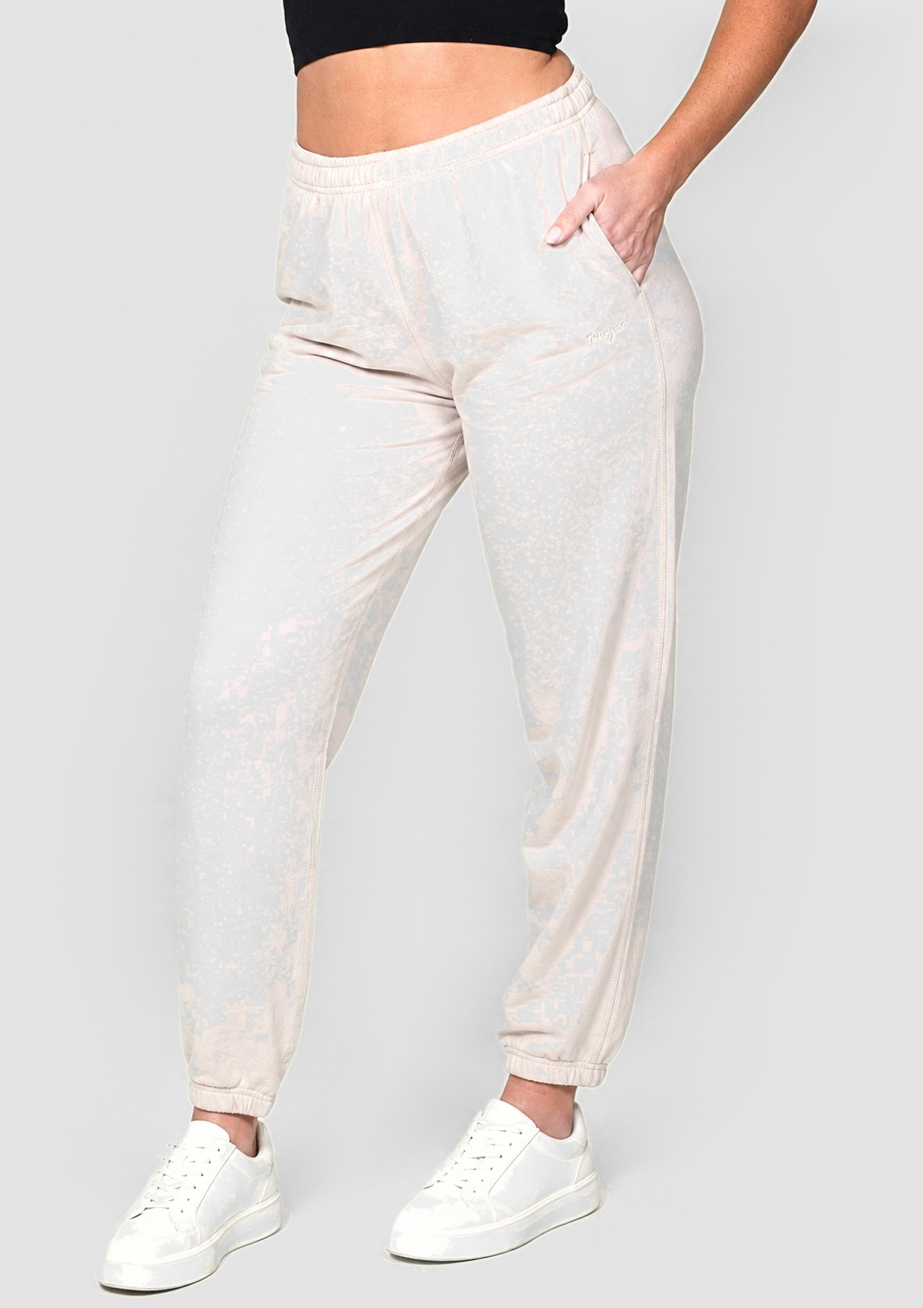 Pure 100% Organic Cotton Fleece Lightweight Joggers - Sand Dune