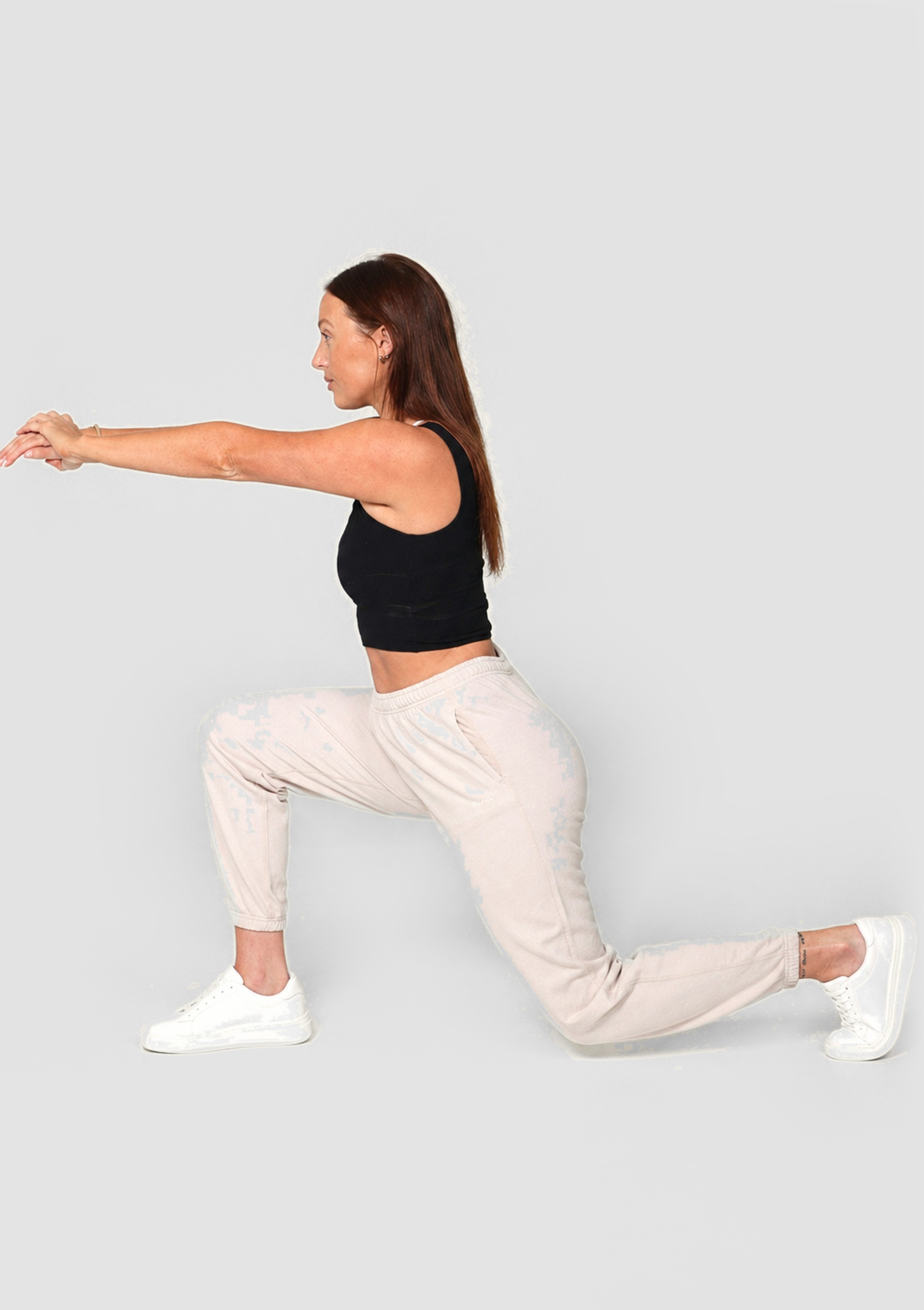 Pure 100% Organic Cotton Fleece Lightweight Joggers - Sand Dune