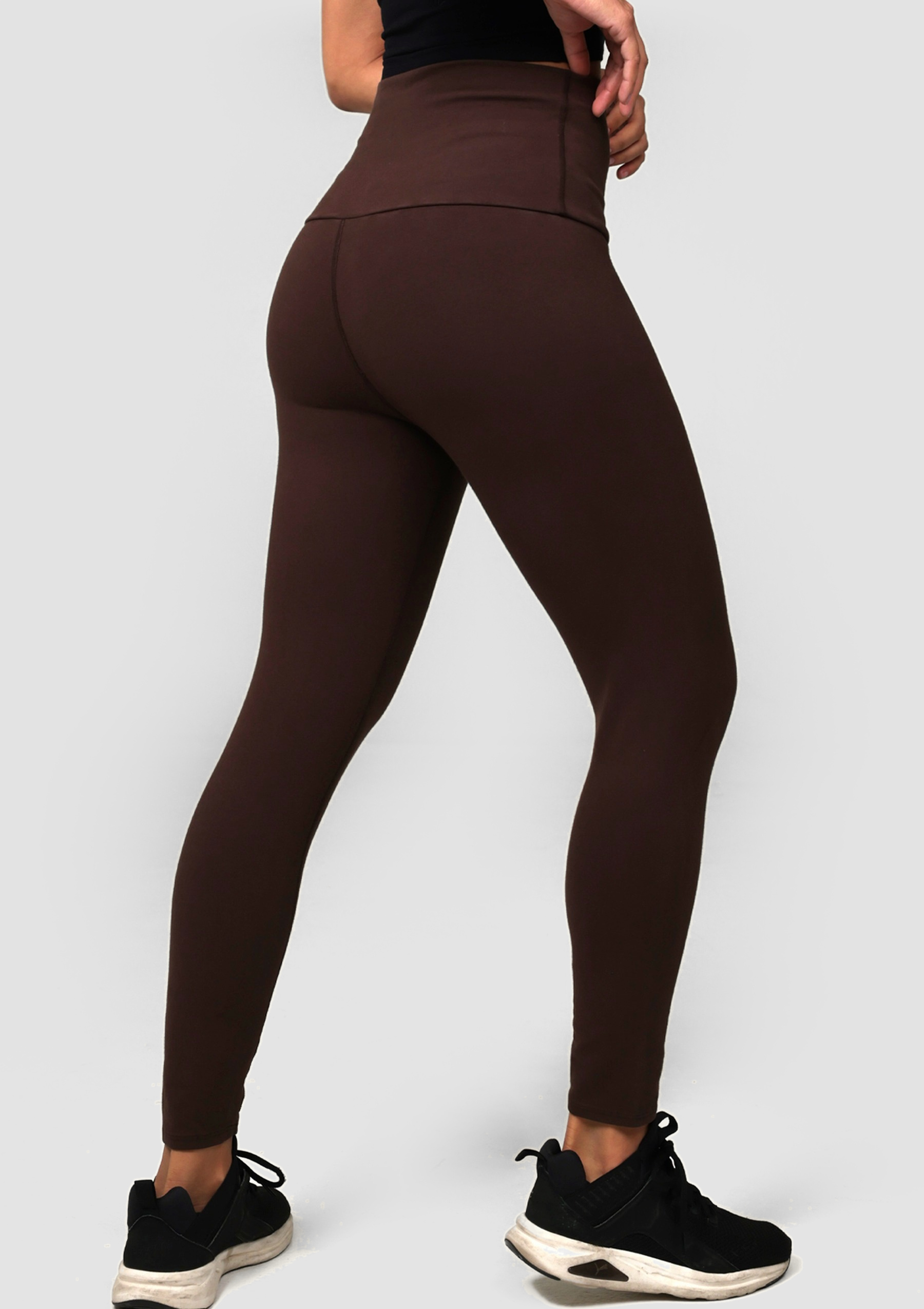 PureFlex Organic Cotton High Waist Pocket Leggings - Bracken