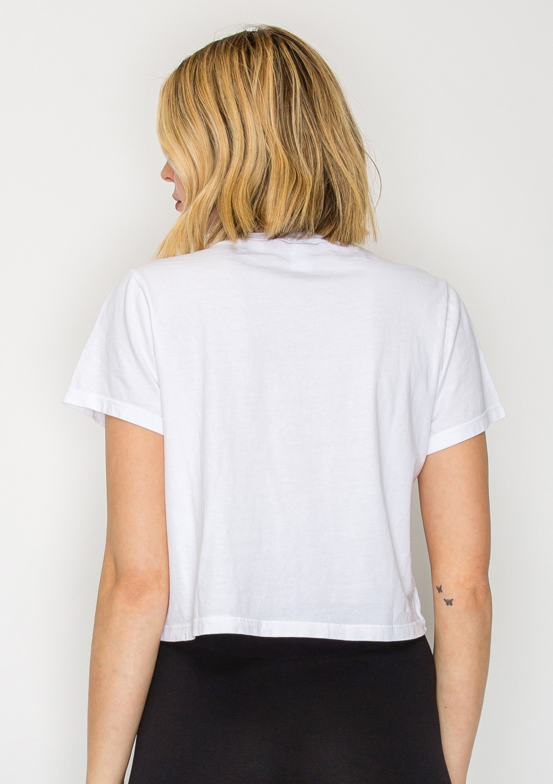 Pure 100% Organic Cotton All-Day Crop Tee