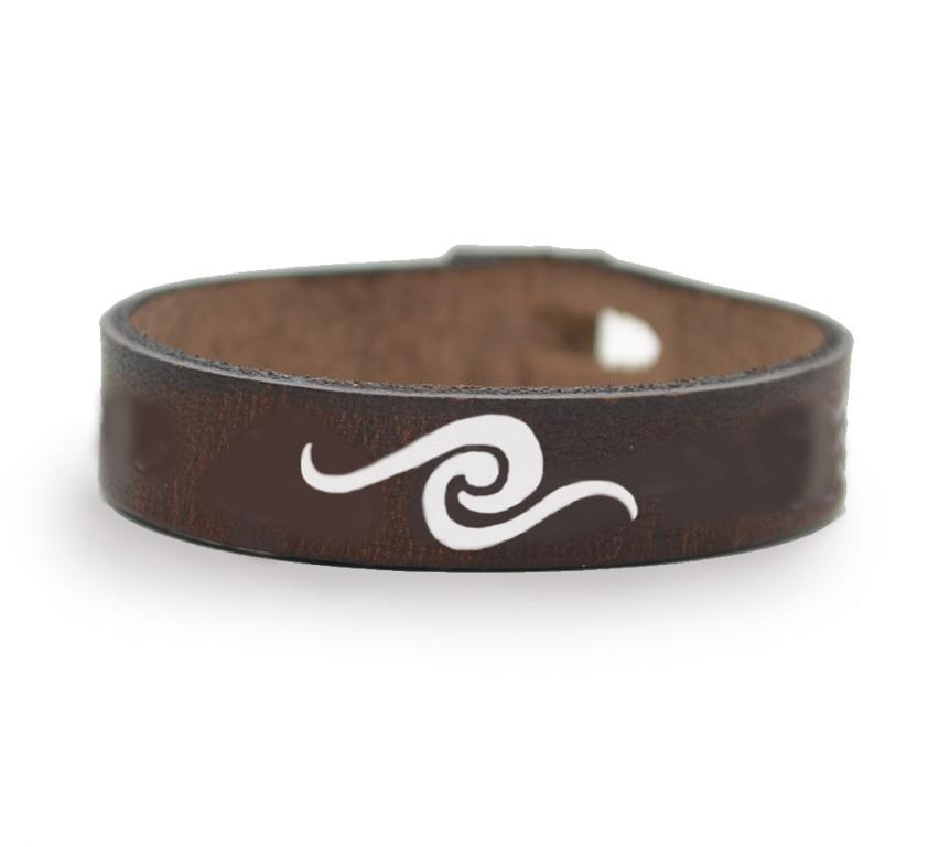 Wave Break Leather Bracelet - PURAKAI